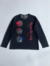 Big Train Osaka Embroidered Japanese Demon Long Sleeve Tee (XL)