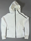 Adidas Z.N.E. Off White Full Zip Hoodie (S)