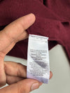 Polo Ralph Lauren Burgundy V-Neck Knit Sweater (S)