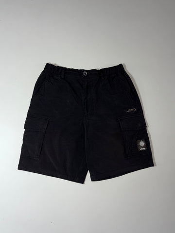 Jeep Black Utility Cargo Shorts (W:26) (L:19)