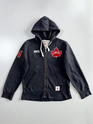 Roots Canada Maple Leaf Zip Hoodie (L)