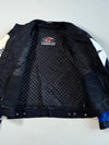 Vintage Y2K Alpinestars Textile Motorcycle Racing Jacket Blue/Black/White, Quilted Liner  Padded (M)