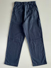 Carhartt Navy Pleated Chino Trousers (W:28|L:41)