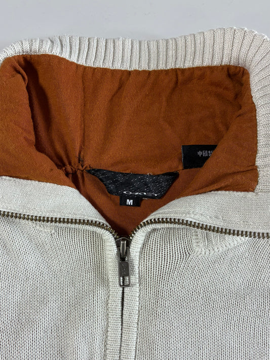 Oakley Knit Full-Zip Sweater – Cream/Ecru (M)