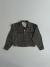 Vintage Black Denim Trucker Jacket Women's (S/M)
