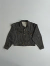 Vintage Black Denim Trucker Jacket Women's (S/M)