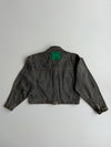Vintage Black Denim Trucker Jacket Women's (S/M)