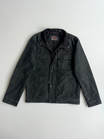 Levi’s Quilted Field Jacket — Black, (M)