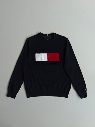 Tommy Hilfiger Flag Logo Knit Sweater (S)