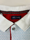 Tommy Hilfiger Polka Dot Polo Shirt – White (M)