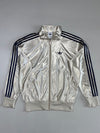 Adidas Originals Metallic Track Jacket – Silver/Champagne, Size (M)