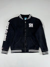 GOCB Crazybomb Varsity Bomber Jacket – Black, Size (S)