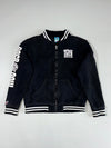 GOCB Crazybomb Varsity Bomber Jacket – Black, Size (S)