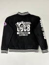 GOCB Crazybomb Varsity Bomber Jacket – Black, Size (S)