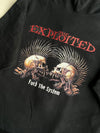 The Exploited Band Graphic Zip Hoodie(M/L)