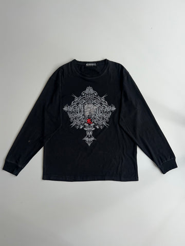 EDENGPAULO Graphic Print Long Sleeve Tee (L)