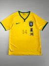 Nike Brazil CBF Football Jersey #14 Embroidered (M)