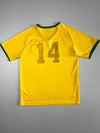 Nike Brazil CBF Football Jersey #14 Embroidered (M)