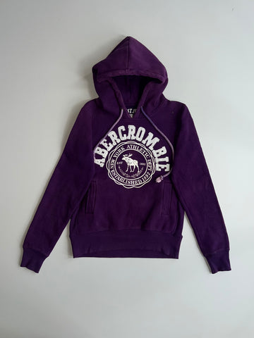 Abercrombie & Fitch Spellout Logo Hoodie (S)
