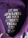 Abercrombie & Fitch Spellout Logo Hoodie (S)