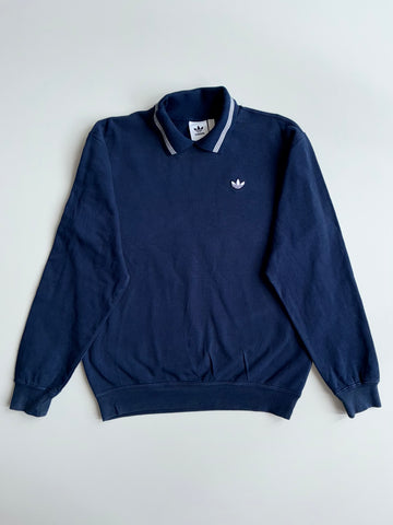 Adidas Originals Trefoil Polo Collar Sweatshirt (M)