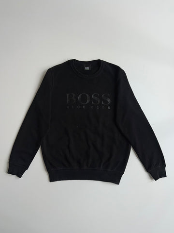 BOSS Hugo Boss Embossed Logo Sweatshirt  Black(M)