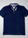Tommy Hilfiger Striped Placket Polo - Navy (XS)