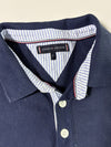 Tommy Hilfiger Striped Placket Polo - Navy (XS)