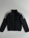 Adidas 3-Stripe Puffer Jacket — Black(S)