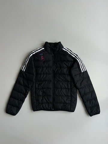 Adidas 3-Stripe Puffer Jacket — Black(S)