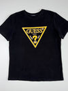 Guess USA Triangle Logo Tee - Black/Yellow (L)