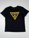 Guess USA Triangle Logo Tee - Black/Yellow (L)