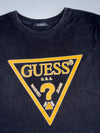 Guess USA Triangle Logo Tee - Black/Yellow (L)