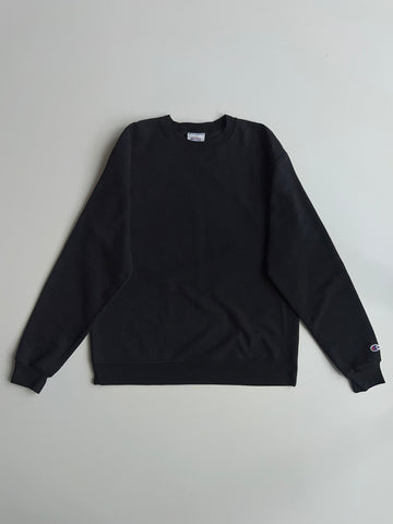 Champion Reverse Weave Black Sweatshirt (L)