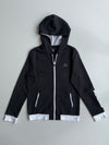 Adidas Colorblock Full-Zip Hoodie  Black/White (S)