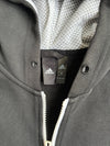 Adidas Colorblock Full-Zip Hoodie  Black/White (S)