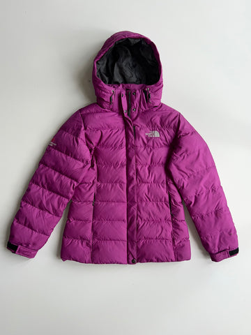 The North Face Summit Series 900 Fill Purple Down Puffer Jacket (S)