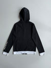 Adidas Colorblock Full-Zip Hoodie  Black/White (S)