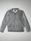 Kappa Embroidered Logo Zip-Up Sweatshirt - Grey(M)