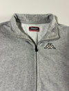 Kappa Embroidered Logo Zip-Up Sweatshirt - Grey(M)