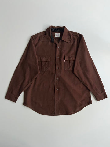 Levi’s Brown Flannel Overshirt (XL)