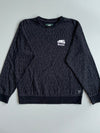 Roots Canada Rain Stripe Beaver Logo Crewneck  (M)