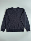 Roots Canada Rain Stripe Beaver Logo Crewneck  (M)