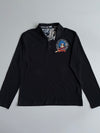 Big Train Osaka Embroidered Graphic Long Sleeve Polo (L)