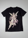 Cropp “Always High” Tattooed Angels Graphic Tee - Black (L)