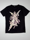 Cropp “Always High” Tattooed Angels Graphic Tee - Black (L)