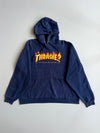Thrasher Flame Logo Navy Hoodie (2XL)