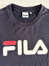 FILA Classic Box Logo Navy Tee – Size (M)
