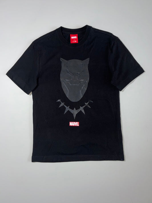Marvel Black Panther Tonal Graphic Black Tee (S)