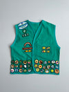 Vintage Girl Scouts USA Patch Vest — Cumberland Valley Troop 157 Woman’s (S)